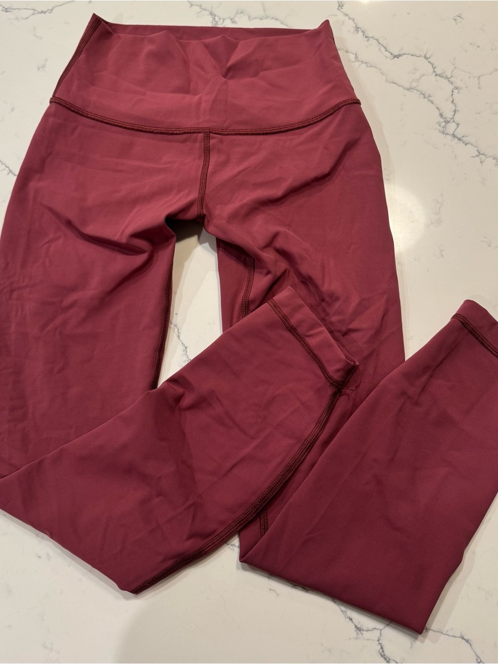 lululemon athletica High-Waist Mauve Leggings (size4, 25 inch)